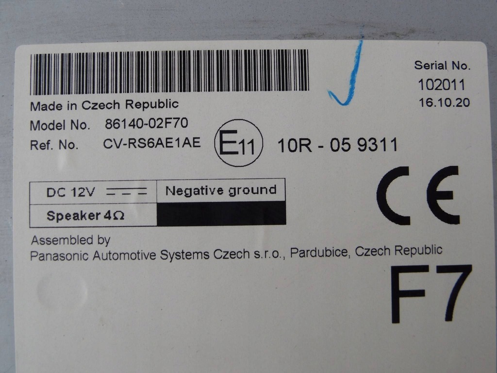 фото №9, Suzuki swace 2020 радіо дисплей 8614002f70 86140-02f70