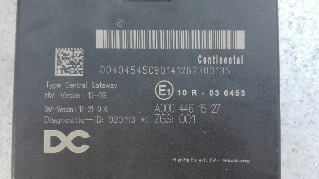 фото №3, Блок керування бортовий комп'ютер zgs actros mp4 a0004461527