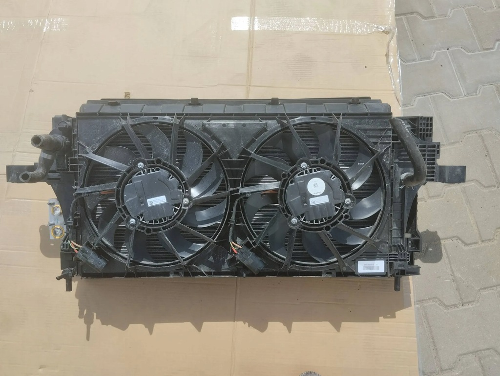 фото №5, Polestar 2 комплект радіатор впуск повітря вентилятор