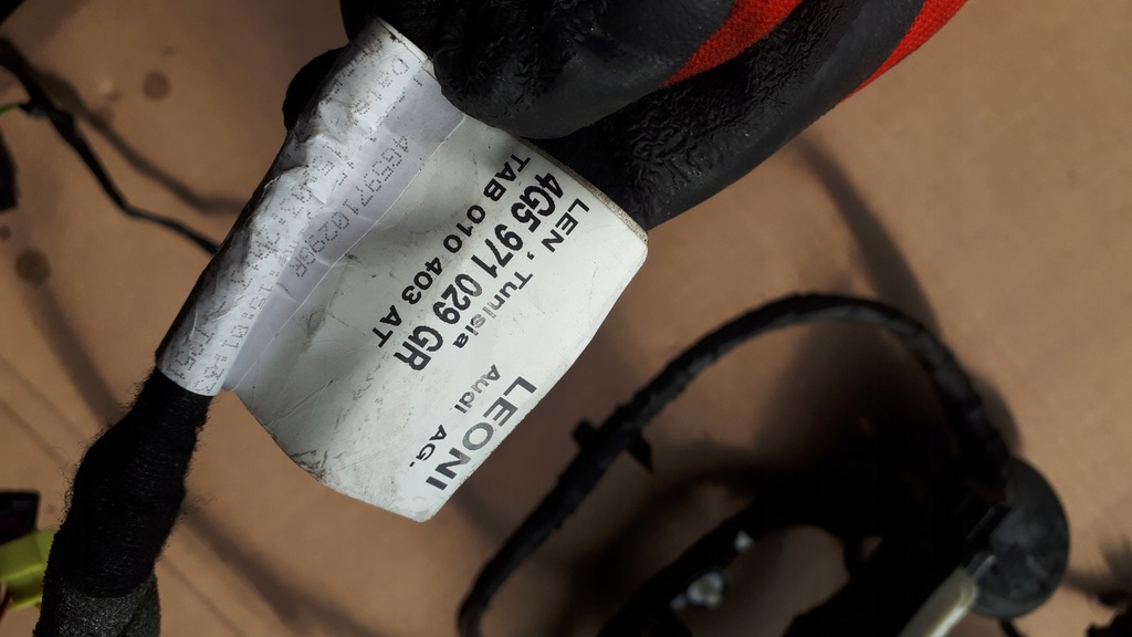 фото №6, A6 c7 4g електропроводка джгут двері лівий перед