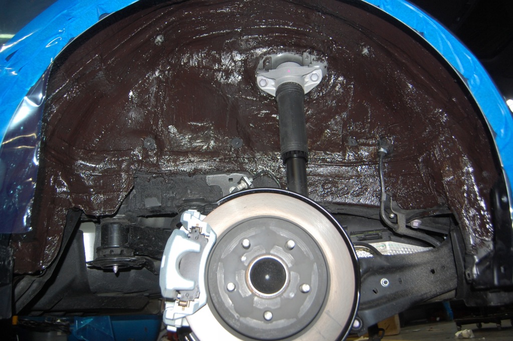 фото №8, Шумоізоляція підкрилок w автомобіль noise liquidator маса na pędzel 1kg