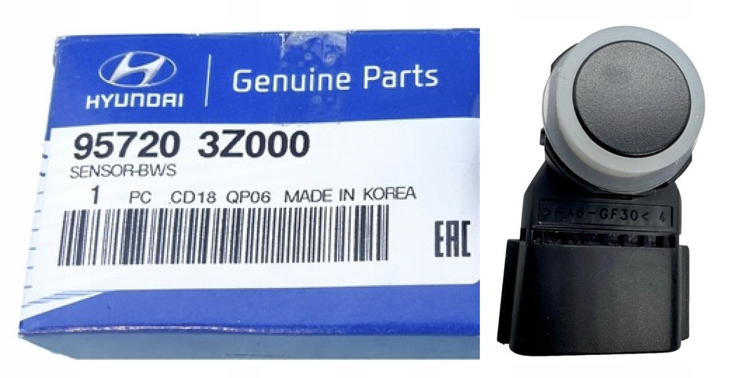 фото №1, Новый датчик парковки pdc 95720-3z000 стандартная wielkość оригинал mat