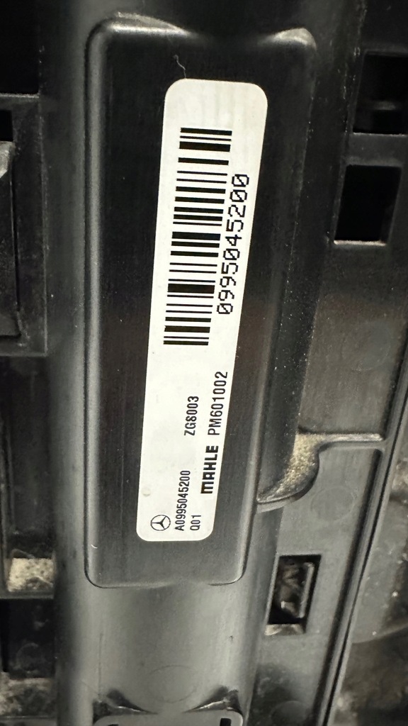 фото №11, Mercedes комплект радиатор вентилятор woda кондиционер nt glc 254 x254 hybrid