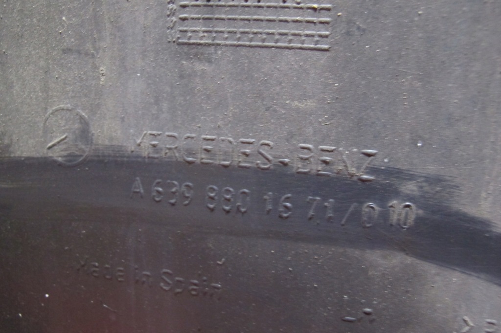 фото №11, Mercedes vito w639 03- уголок бампера левый задняя задний a6398801671