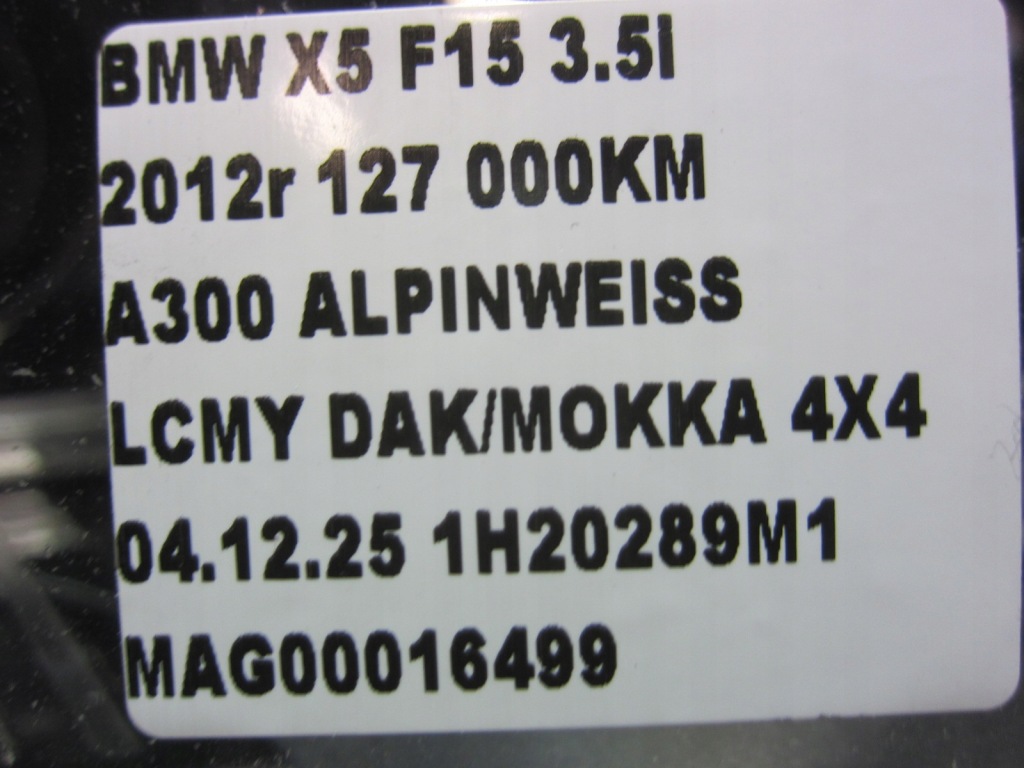 Bmw x5 f15 x6 f16 правая лампа передняя ксенон ahl поворотная usa 2015r 7317110 с Разборки