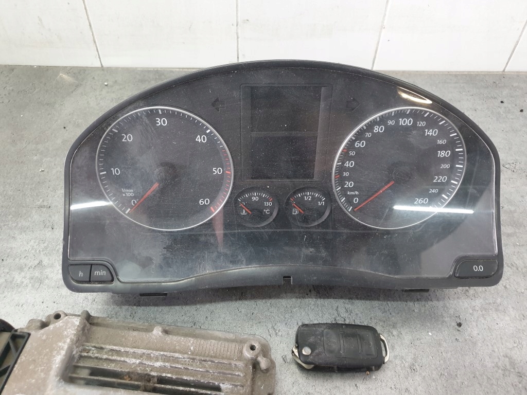 фото №6, Блок керування набір стартовий volkswagen golf v 1.9tdi 03g906016fs