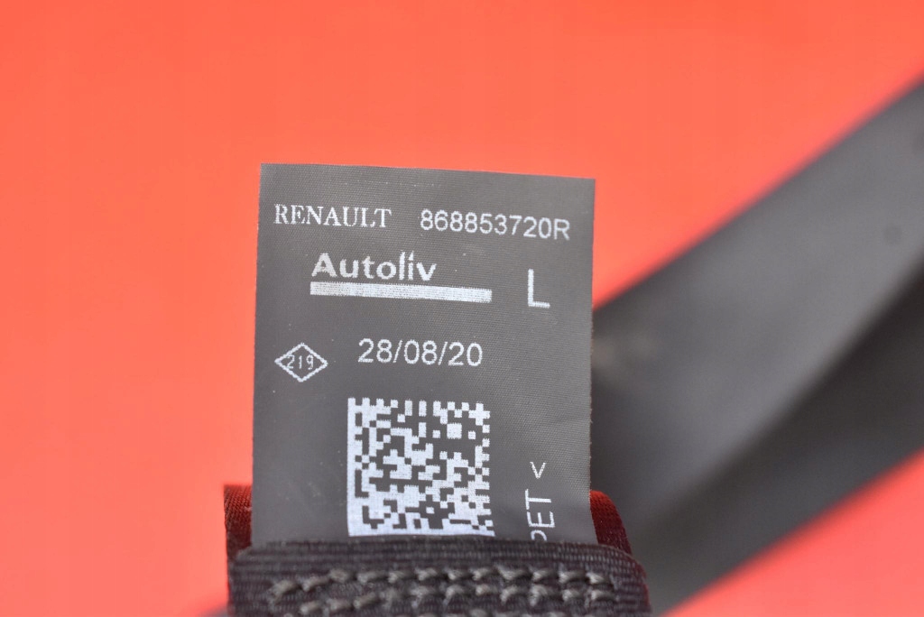 фото №9, Pas безопасности левый перед 868853720r dacia duster 2 ii 17-21