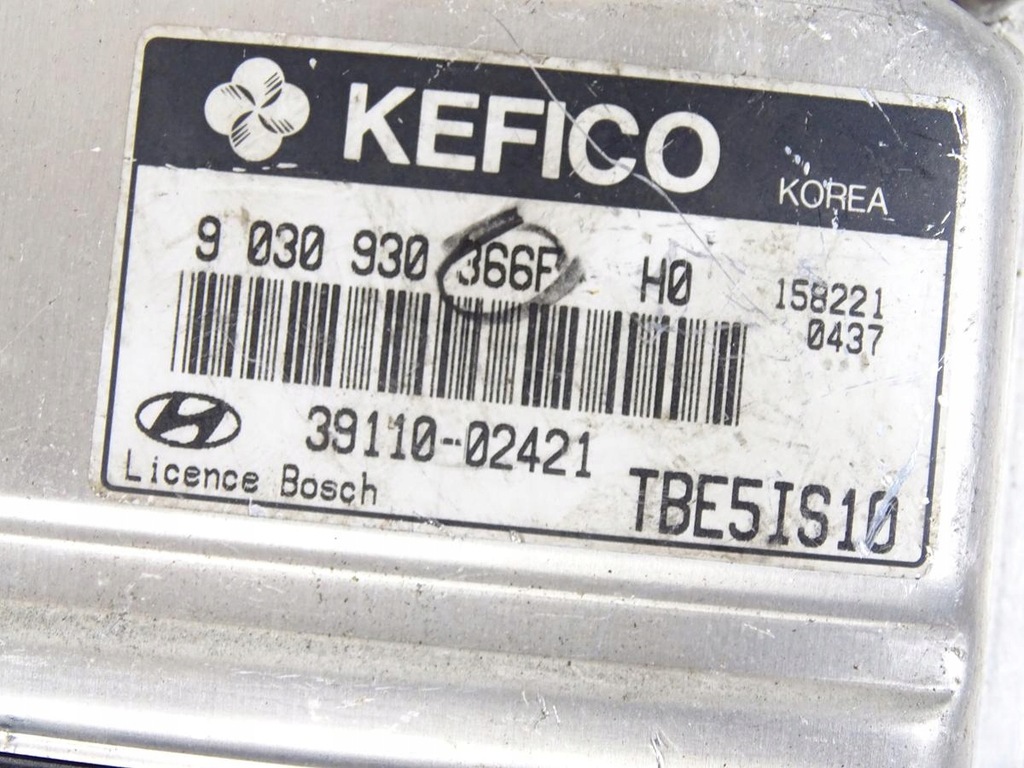 фото №5, Бортовой компьютер двигателя ecu hyundai getz 1.1 2002-2008