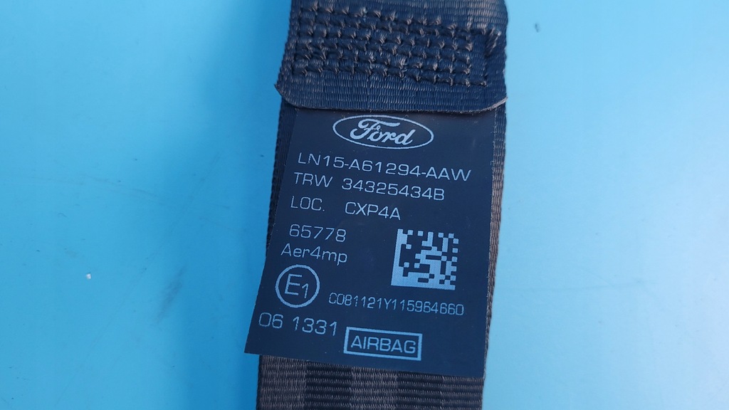 фото №11, Ford ecosport pas безпеки правий перед ln15-a61294-aaw