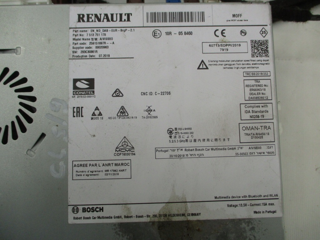 фото №7, Renault clio v радио навигация планшет gps комплект 19-24 rok