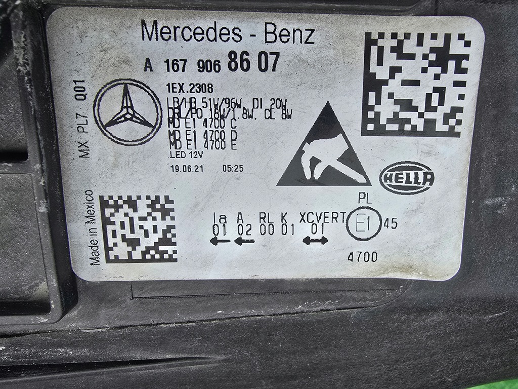 фото №5, Mercedes gle w167 full led лампа передняя