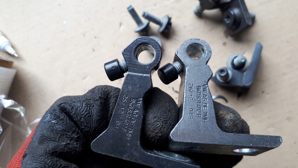 фото №4, S4 b8 lift a4 петля петлі правий задня задні lx7r