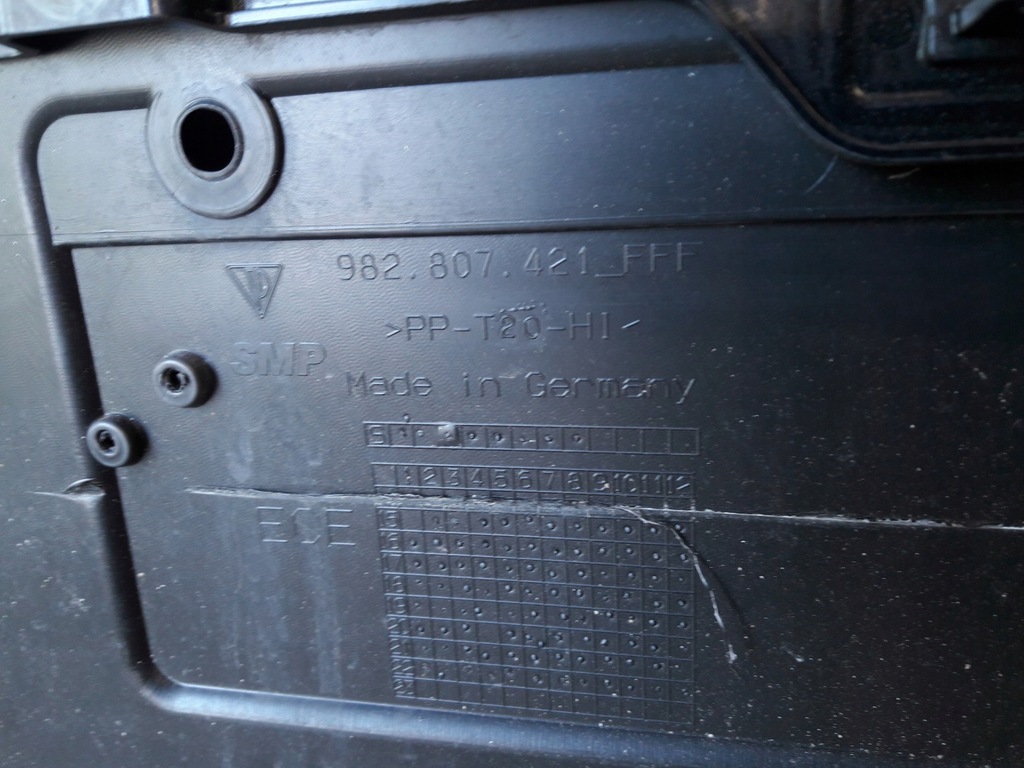 фото №16, 982807421 бампер задняя porsche cayman ii 2016r чёрный