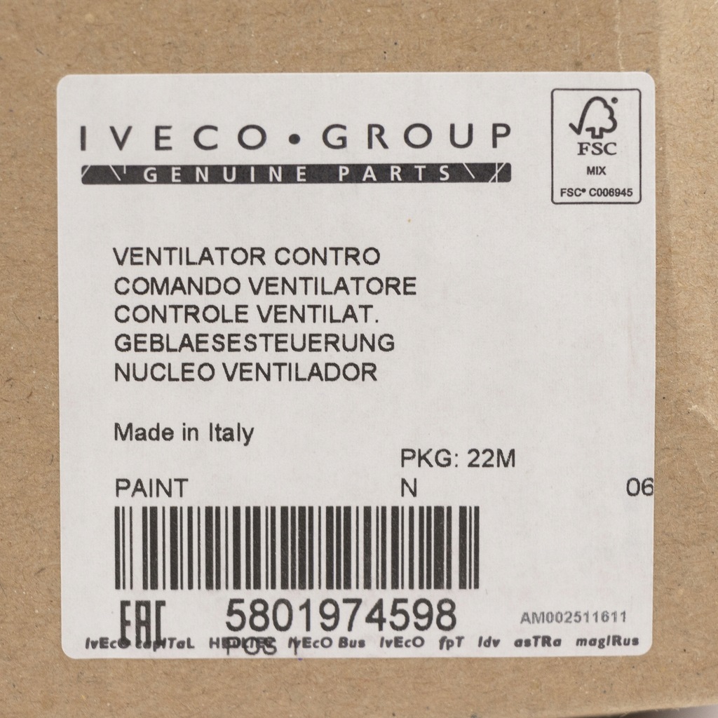 фото №5, Віскозна муфта elektromagnez оригінал iveco daily 14-25 5801974598 79tys пробіг