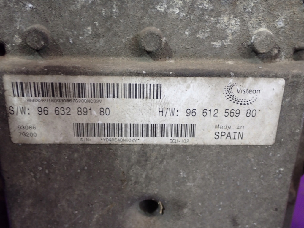 фото №6, Peugeot boxer ii 06- 2,2 hdi бортовой компьютер двигателя 9663289180 9661256980