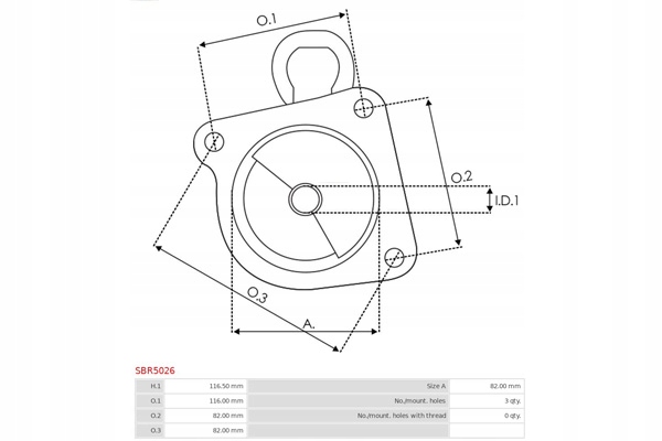 Кришка стартер, карбюратора as-pl sbr5026 Оригінал