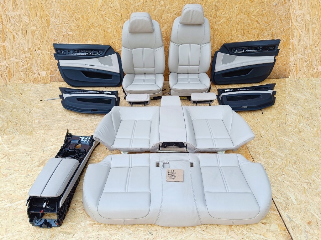 фото №1, Bmw 7 f01 kompletny середина салон сидіння комфорт пам'ять оббивка idealny