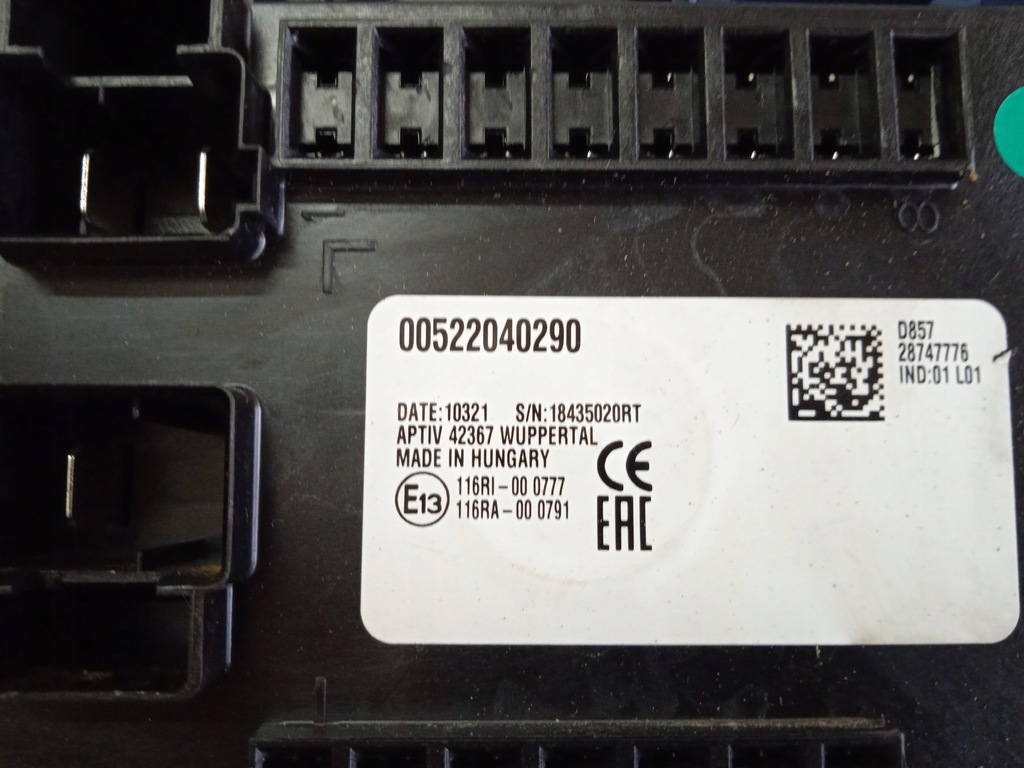 фото №10, Fiat 500x коробка предохранителей 00522040290