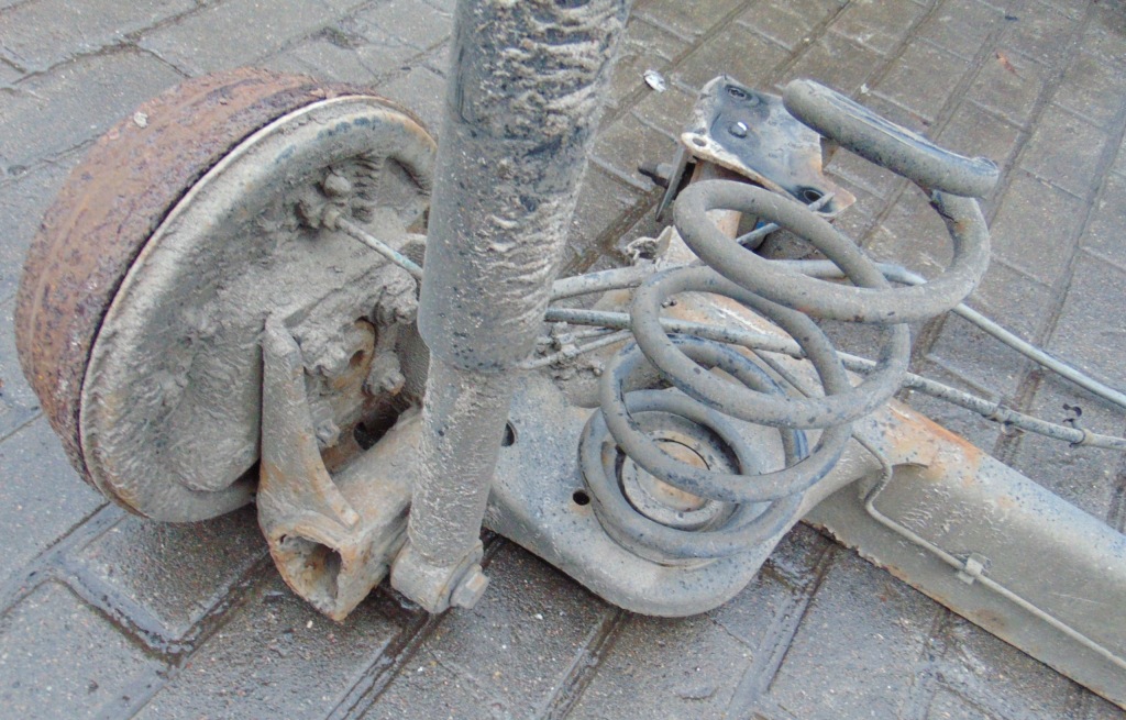 фото №4, Балка oś подвеска задняя dacia logan i mcv kombi