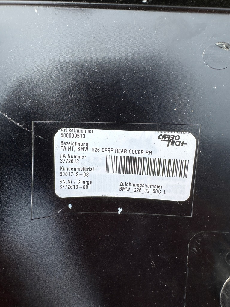 фото №6, Bmw 4/i4 g26 m-pakiet накладка карбон правий лівий