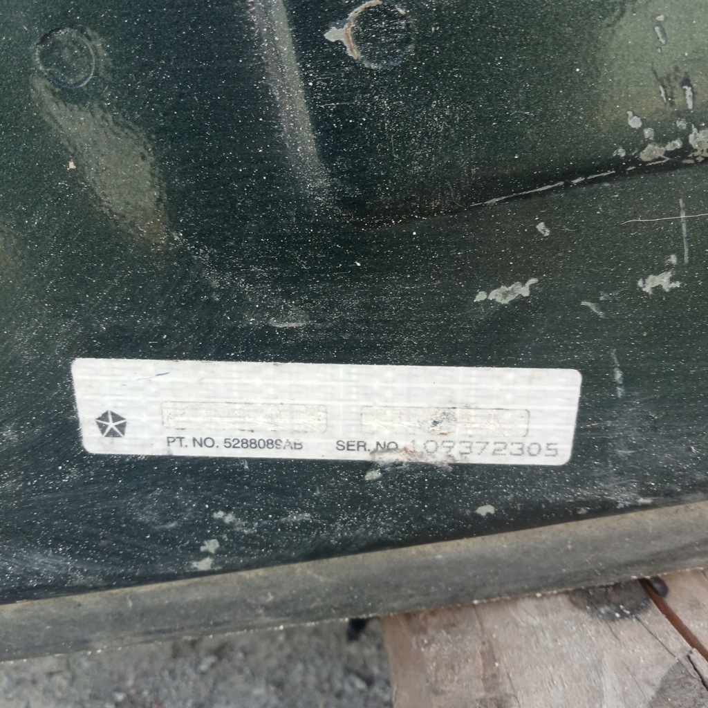 фото №13, Jeep wrangler tj 97-07 крышка багажника задняя борт usa