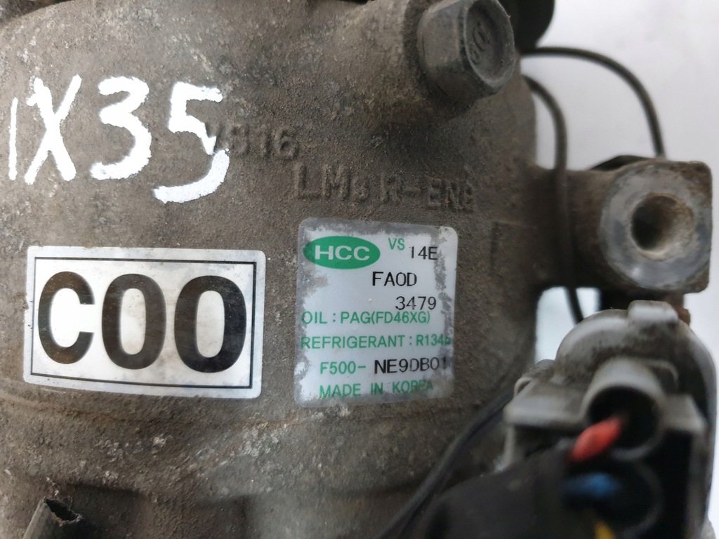 фото №6, Hyundai ix35 2.0 crdi компресор кондиціонера