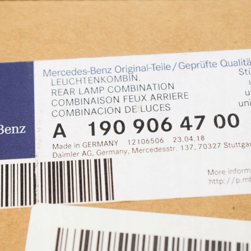 фото №6, Mercedes benz sls amg c197 задняя лампа a1909064700 оригинальная