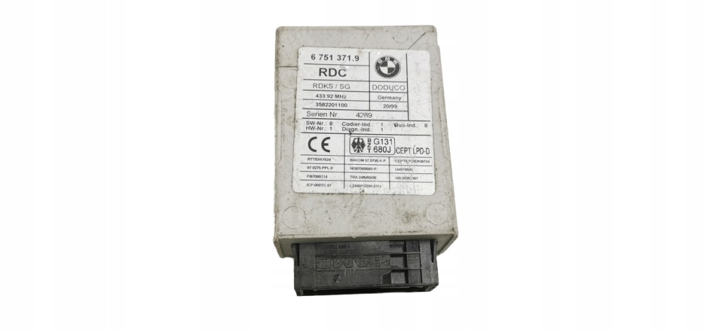 фото №1, Bmw 5 e38 e39 модуль блок керування rdc 6751371 95-03 r