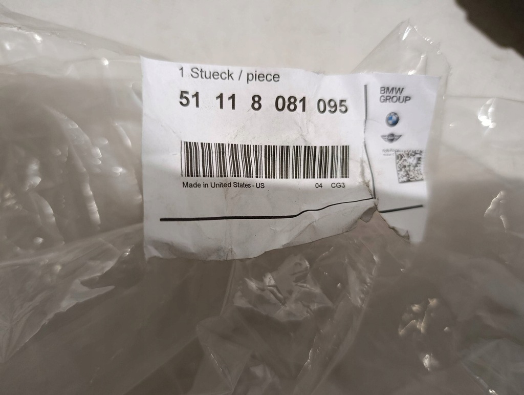 фото №9, Абсорбер пена кронштейн бампера перед bmw x3 g01 x2 g02 8081095