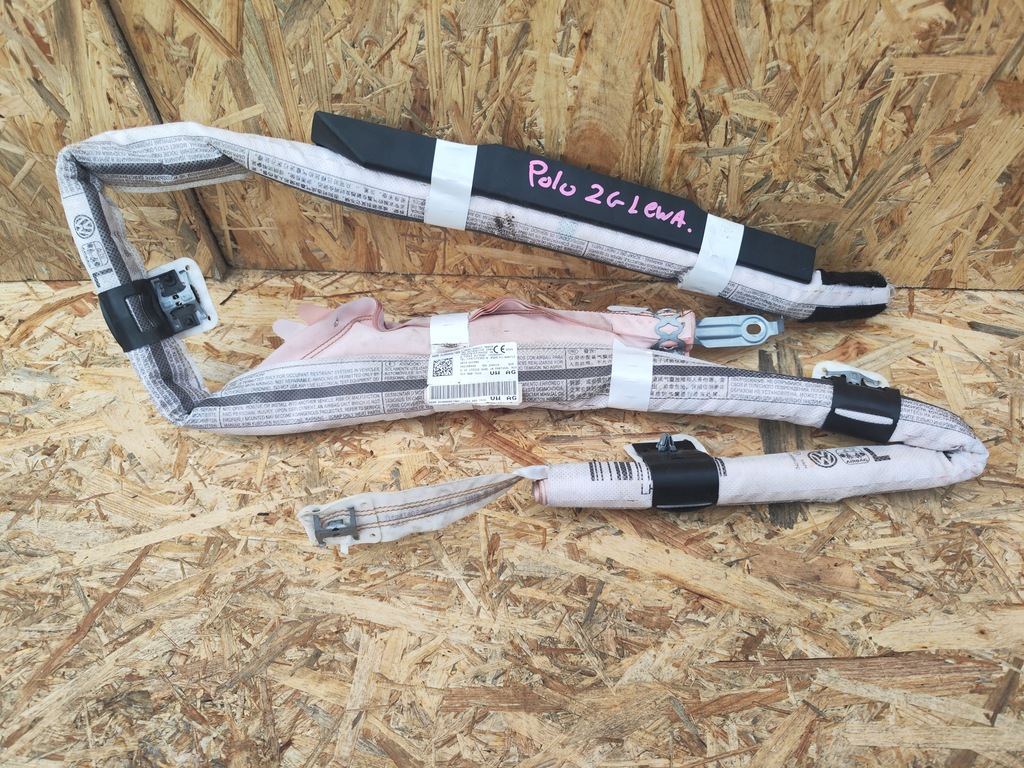 фото №1, Шторка безопасности воздушная левая vw volkswagen polo 2g