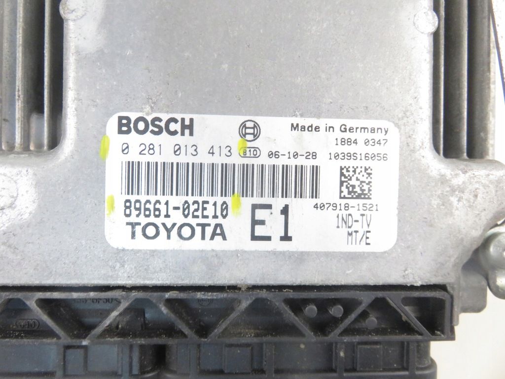фото №6, Блок керування toyota auris i e15 1.4 d-4d 8966102e10 0281013413