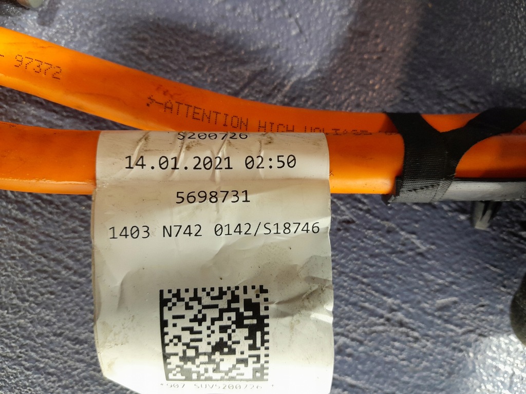 фото №7, Audi q7 ii 4m lift hybrid джгут трубопровід акумулятор акумулятора 4m0971015r