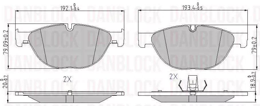 фото №1, Тормозные колодки тормозные bmw 520d