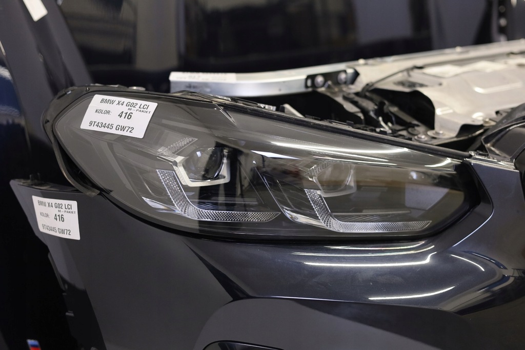 фото №6, Перед bmw x3 g01 x4 g02 lci lift капот бампер крила led m-pakiet 416