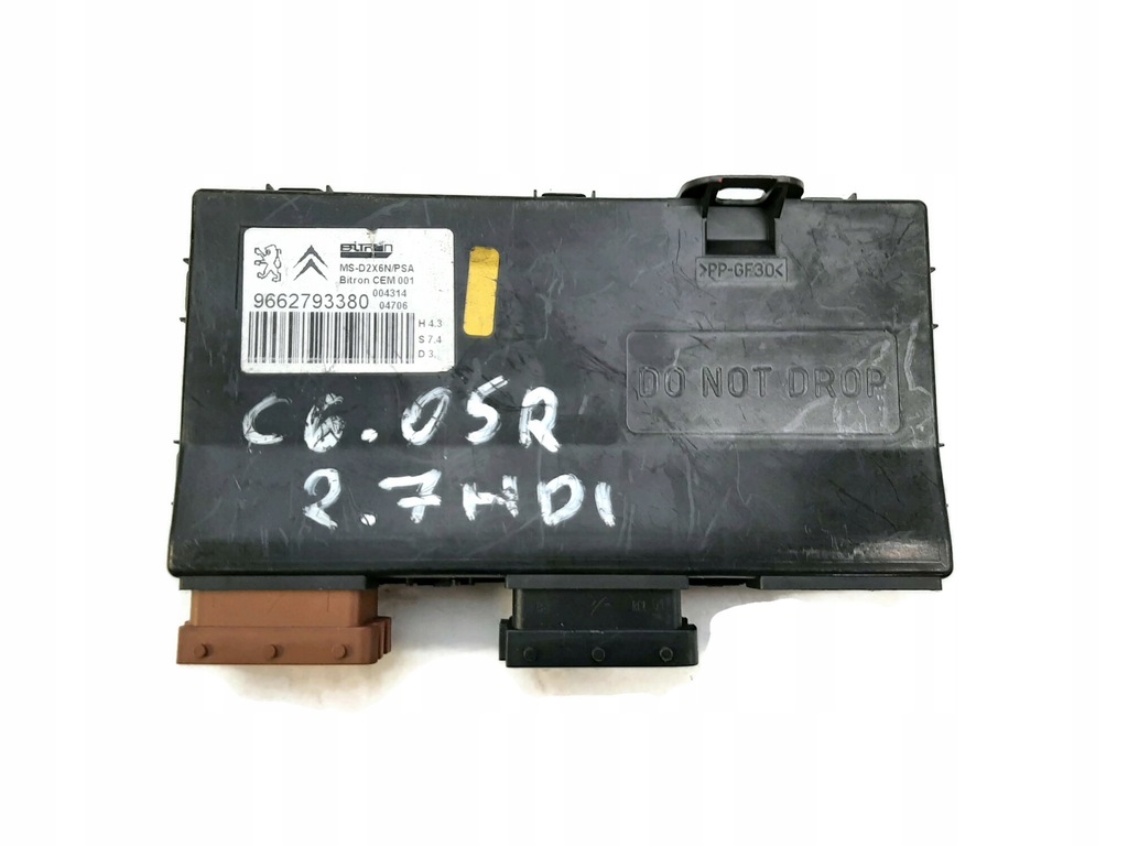 фото №1, Citroen c6 модуль блок керування сидіння 9662793380