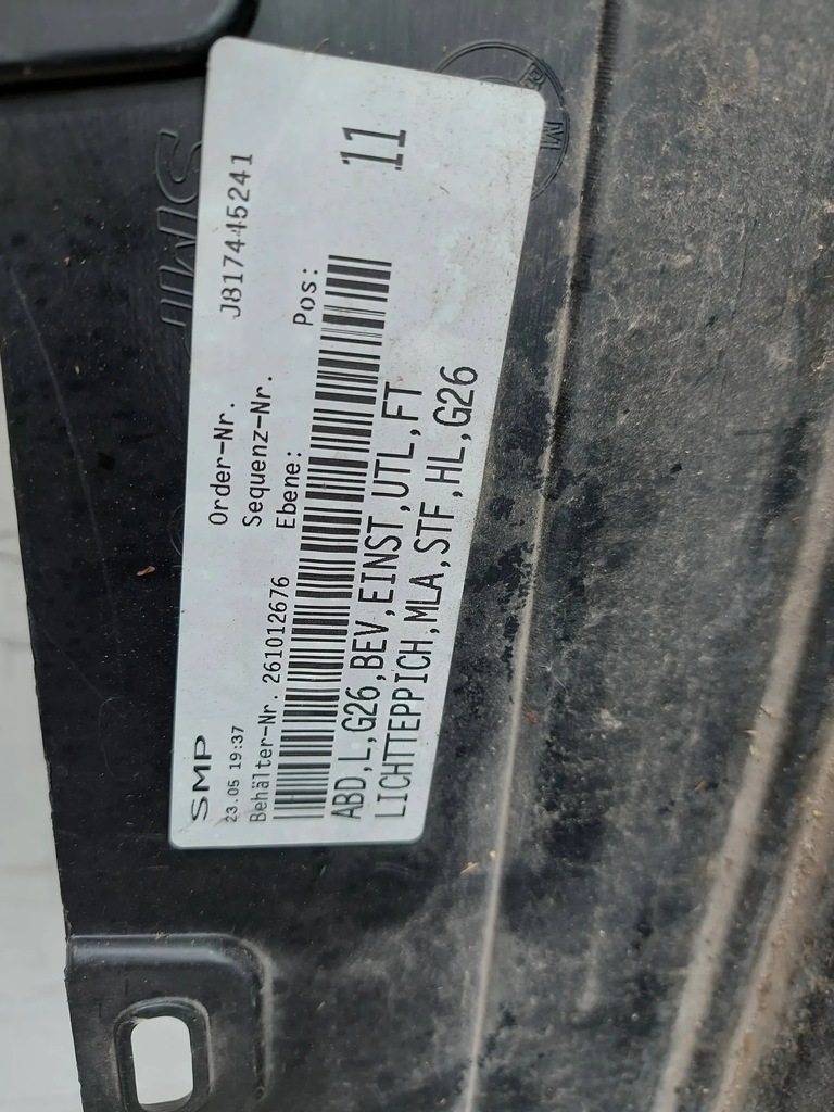 фото №9, Bmw 4 i4 g26 молдинг порог правая накладка порог