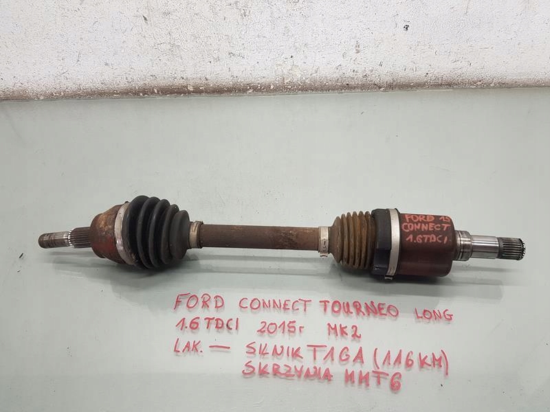 фото №1, Приводной вал левая ford tourneo connect mk2 1.6 tdci