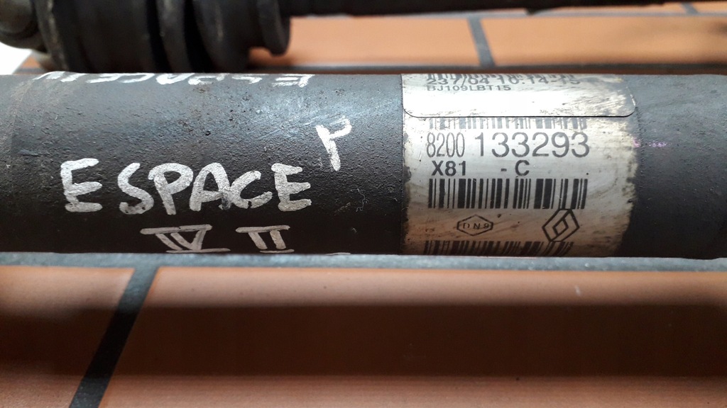 фото №2, Renault espace 4 iv 3.0 dci привідний вал права 8200133293