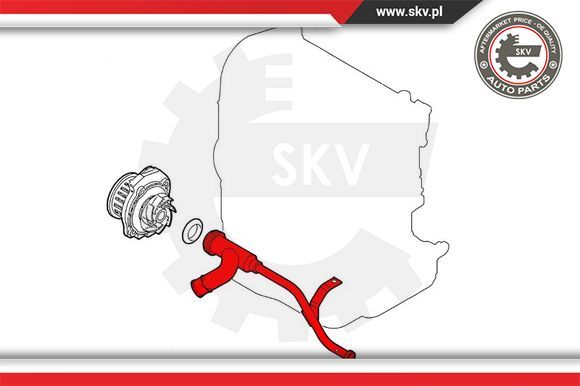 фото №3, Шланг труба системы охлаждение 43skv757 esen skv