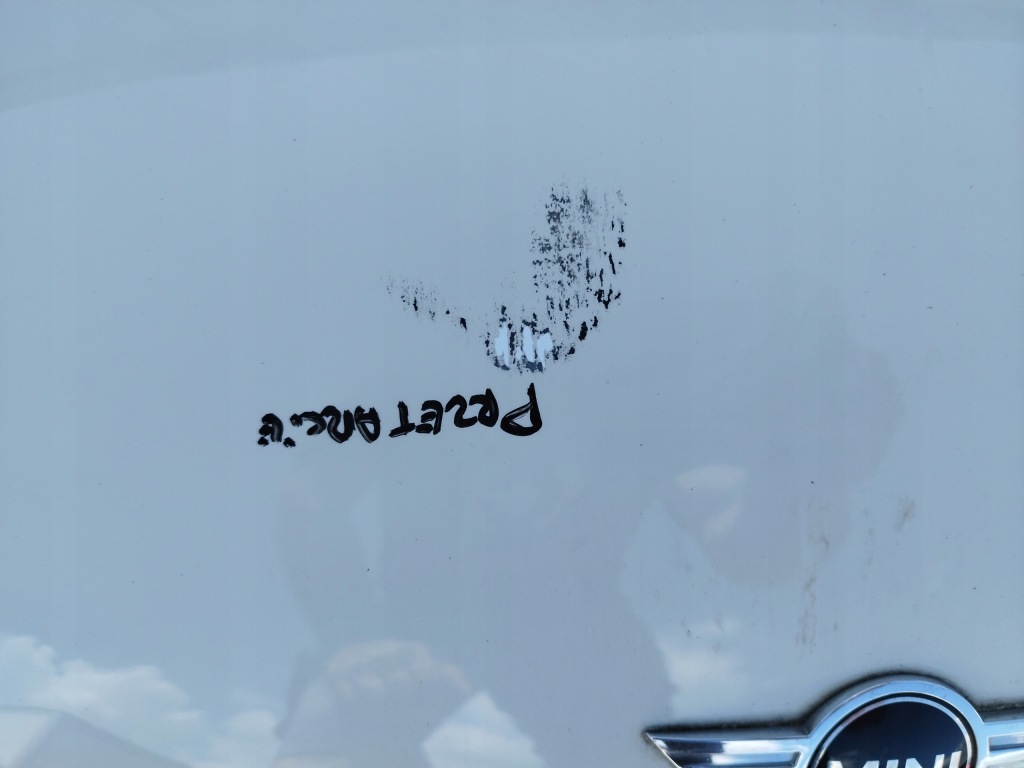 Капот лак 850/0 pepper white mini r56 r57 рестайлинг  2010-2013 1,6 бензин Недорого