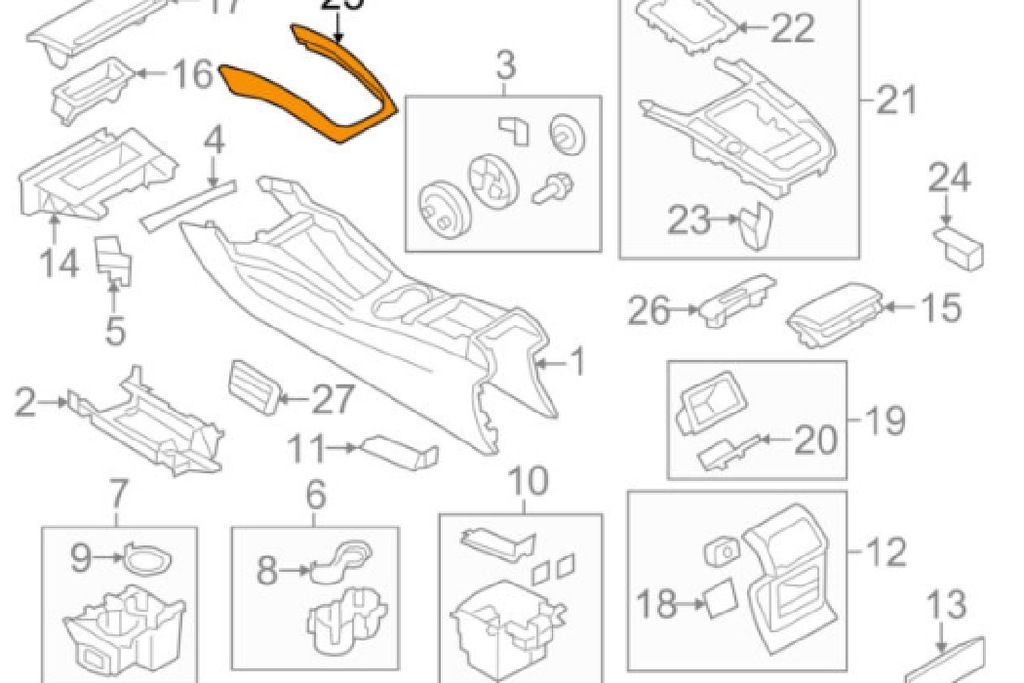 фото №10, Audi q5 8r передня консоль середня алюмінієва захист 8r0863305m1nk