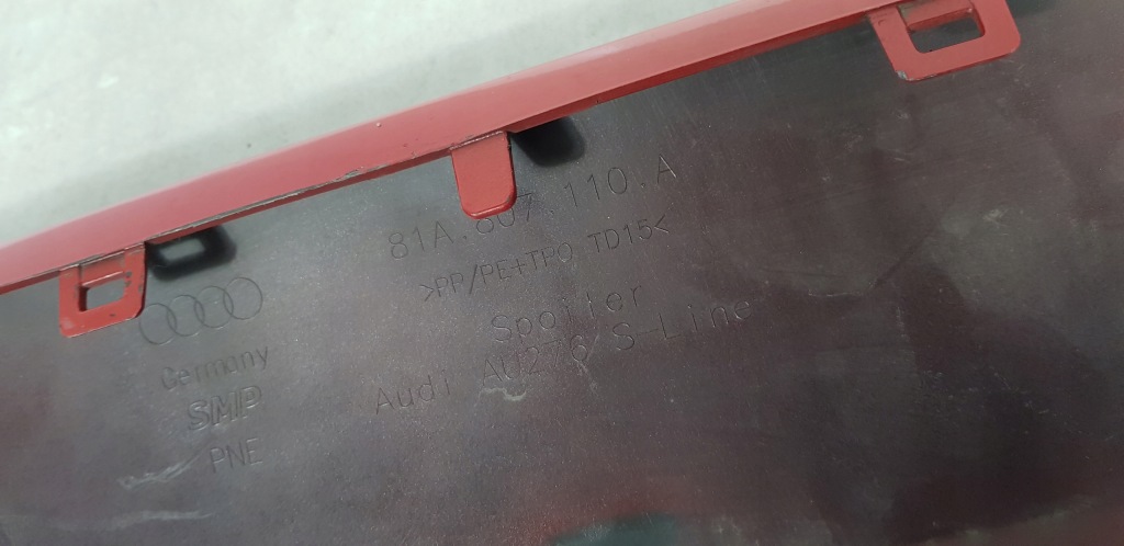 фото №10, Audi q2 накладка бампера перед 81a807110a