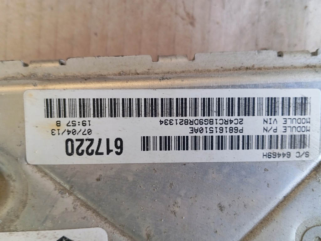 фото №9, Chrysler town country 3.6 2013- бортовой компьютер двигателя dodge grand caravan