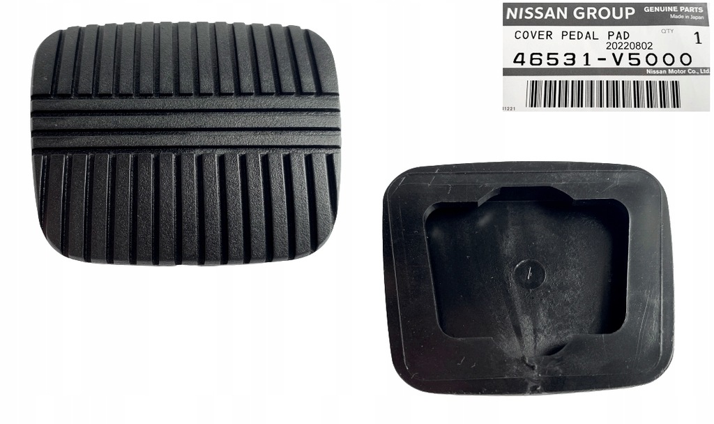 фото №1, Nissan patrol gr i y60 87- накладка резиновый элемент na педаль