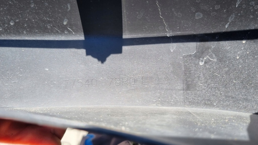 фото №9, Молдинг na крила suzuki jimny ii 18- лівий задня ліва задня 77540-78r0