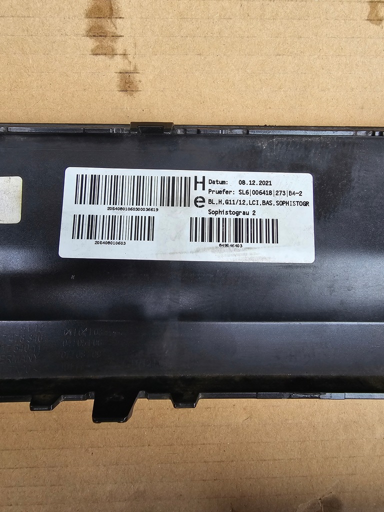 фото №11, Bmw 7 g11 g12 lci диффузор задняя бампера насадки выхлоп