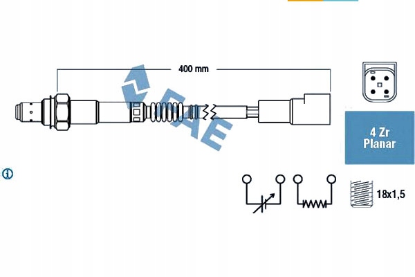 фото №2, Датчик лямбда-зонд ford fiesta fiesta iii fiesta iv gala