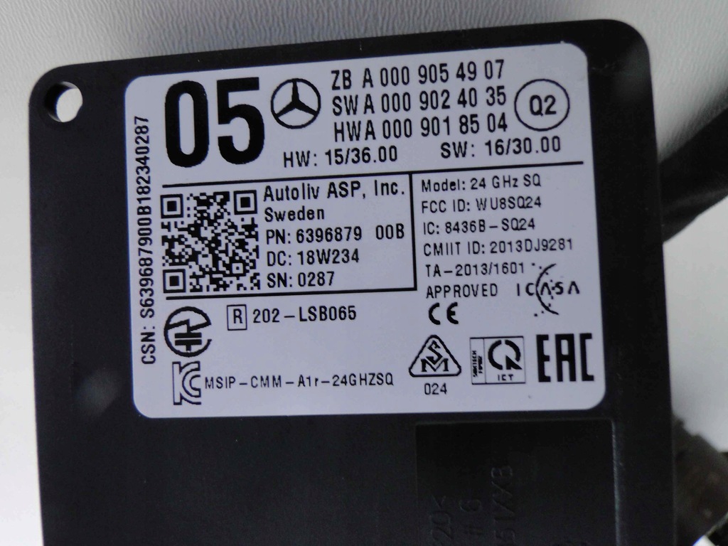 фото №4, Mercedes gle w166 166 радар fcw-stop w решітка радіатора