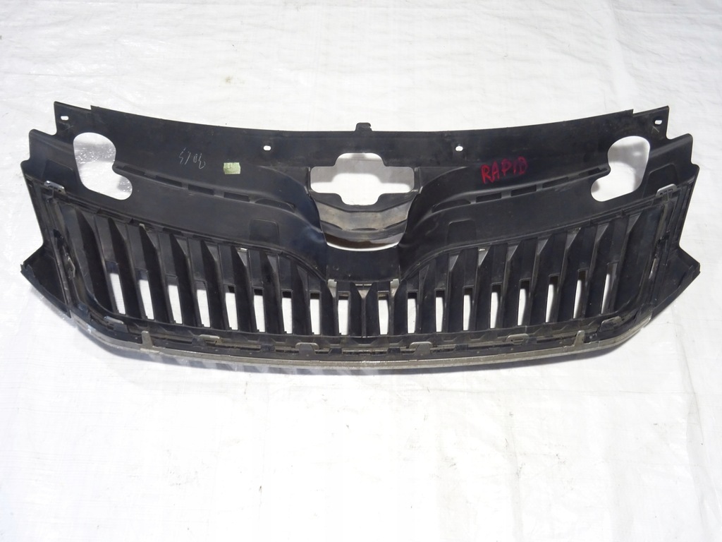 фото №11, Решётка радиатора решётка радиатора решётка радиатора перед skoda rapid spaceback