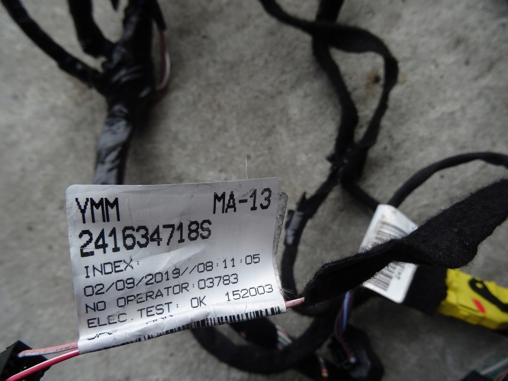 фото №5, Жгут электропроводка салон 2.0 dci espace v lift